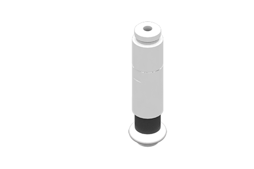 Expansionsgripdon av silikon, storlek 12 mm, med M5 koaxialmatning, 4,5/8 bar - MFD12S01CL