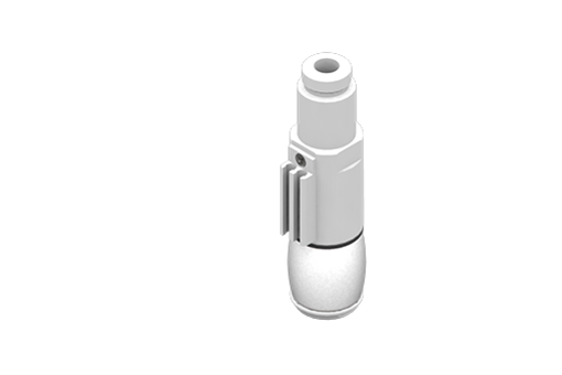 Silicon gripper expandabil, dimensiune 27 mm, cu M5 alimentare aer laterală and G1/8 gaură de trecere, 4.5/8 bar - MFD27S01HL