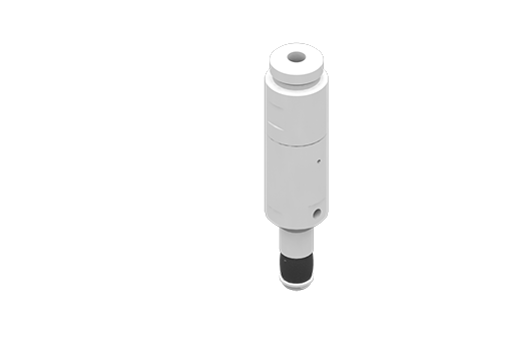 EPDM 확장 그리퍼, 크기 8mm, M3 사이드 공급과 구멍을 통한 M5 포함, 4.5/8 bar - MFU08E02HL