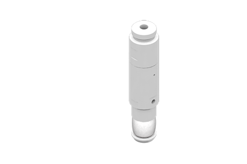 Silicon gripper expandabil, dimensiune 12 mm, cu M3 alimentare aer laterală și gaură de trecere M5, 4.5/8 bar - MFU12S01HL