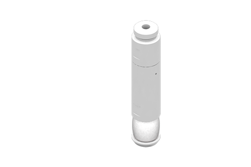 Expansionsgripdon av silikon, storlek 14 mm, med M5 koaxialmatning, 4,5/8 bar - MFU14S01CL