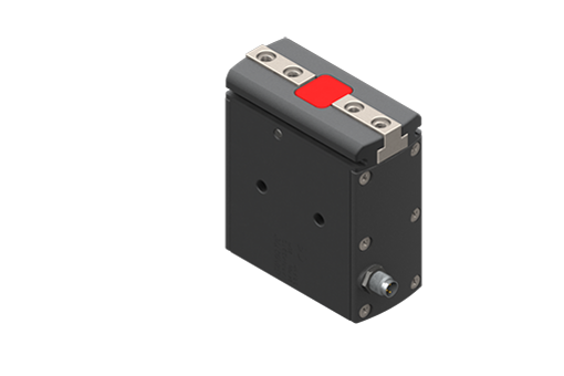 Self-centring parallel electric gripper, 24Vdc, 23 W, PNP, M8 3-pin, peak 3.8A, servo DC motor with built-in controller, Max. 0.91 Hz at 30°C, IP54, with bushings - MPPM3210