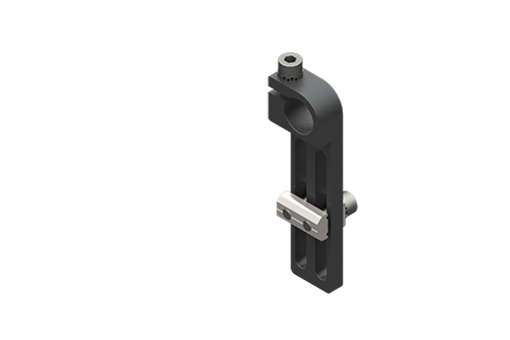 Suporte de fixação tipo braçadeira, diâmetro de 14 mm, longo, com parafusos - MFI-A06