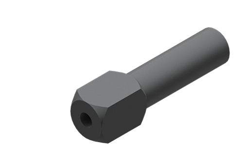 Nožica za vakuum kapu, prečnik 10 mm, kratka, ženski M5 - MFI-A170