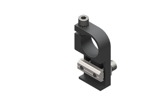 Suporte de fixação tipo braçadeira, diâmetro de 20 mm, curto, com parafusos - MFI-A204