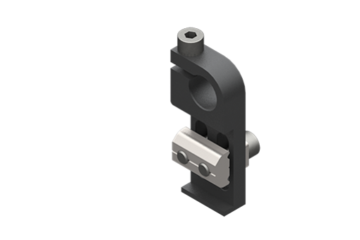 Clamp-type mounting bracket, diameter 10 mm, medium, with screws - MFI-A270