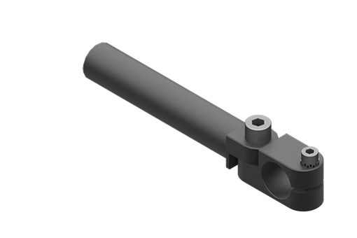 クランプ付固定用エルボ、直径20 mm、中、ネジ付 - MFI-A64