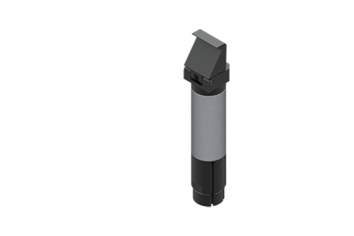 Hvataljka sa jednim prstom i zakretnom osovinicom, prečnik 50 mm, opseg radnog pritiska 2,5/8 bara, sa ležištima za senzore, ulaz za dovod vazduha G1/8 - OFA50-35S