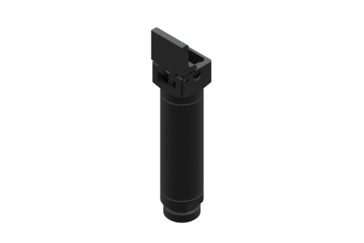 Kenetleme için tek parmaklı açısal pnömatik tutucu, çap 14 mm, 2.5/8 bar, M5 - OFR14-95