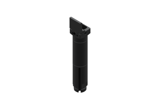 Pneumatischer Einfinger-Winkelspanngreifer, Durchmesser 20 mm, 2,5/8 bar, M5, mit Sensorsitz - OFR20-95S