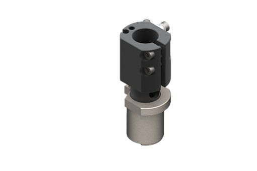 Drehgesicherte Universal-Aufhängungen, Hub 10 mm für Schaft zu 14 mm, mit Adapter für induktiven Sensor - VMK14