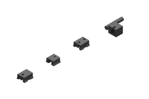 Adaptoare PA pentru fante în T, fante cu secțiune în coadă de rândunică și montare tijă de legătură - K-SENS