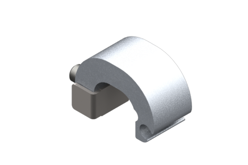 Sensor mounting bracket with tie-rod fastening for cylinders with extruded liner, diameter 50 mm - ST-50