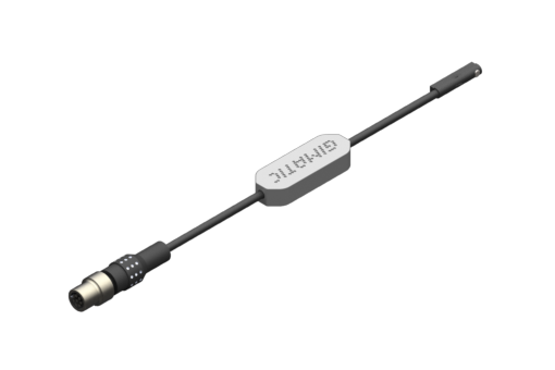 Sensor magnético programable para ranura C, serie PRO-SSR, 3 salidas digitales PNP, 12/24Vdc, 0.2A, cable redondo PUR 5x0.09mm², conector M8 longitud 1.5m, perno inox corte - PRO-SSR3N215-G