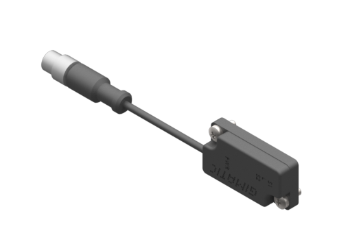 Comutador de vácuo pré-configurado, PNP -70 kPa, com saída digital, cabo C=30 cm com conector macho M8x1 de 3 pinos - 3030121