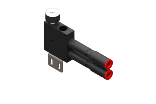 EJ-MLG-LX2-HF-3 vacuum pump, G3/4" vacuum port, with analogue vacuum gauge and mounting plate - 3330120