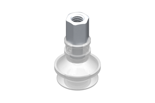 VG.B16 suction cup, FDA-compliant silicone, 50 Shore, M5 female, 8 mm hex - 2321545