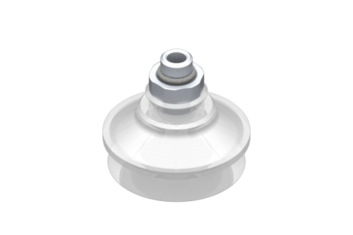 VG.B42 suction cup, FDA-compliant silicone, 50 Shore, G1/8" male, 16 mm hex - 2321566