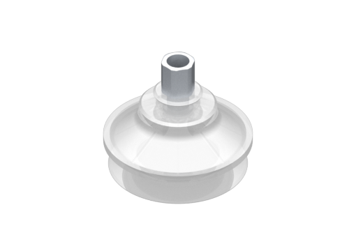 "VG.B53 suction cup, FDA-compliant silicone, 50 Shore, G1/8"" female, 12 mm hex" - 2321569