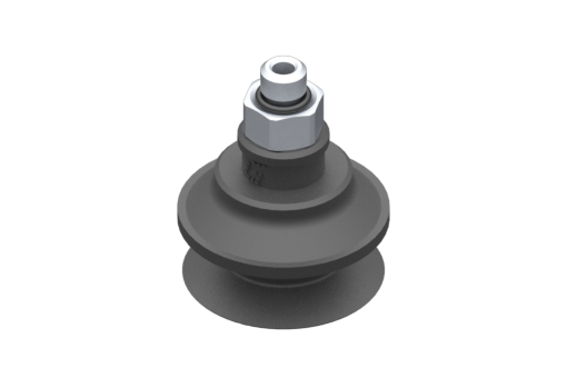 VG.B22 suction cup, EPDM, 50 Shore, M5 male, 8 mm hex - 2321602