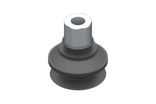 VG.B33 suction cup, EPDM, 50 Shore, G1/8″ female, 16 mm hex - 2321613