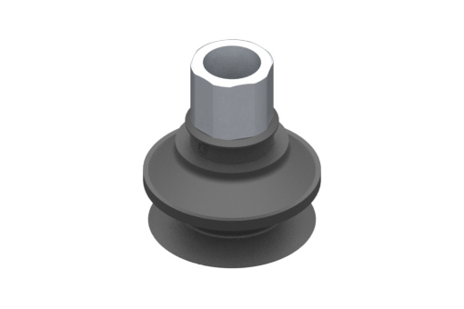 VG.B33 suction cup, EPDM, 50 Shore, G1/4″ female, 16 mm hex - 2321615