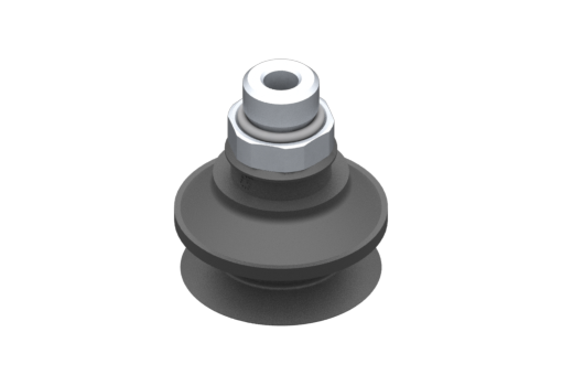 "VG.B33 suction cup, EPDM, 50 Shore, G1/4"" male, 17 mm hex" - 2321616