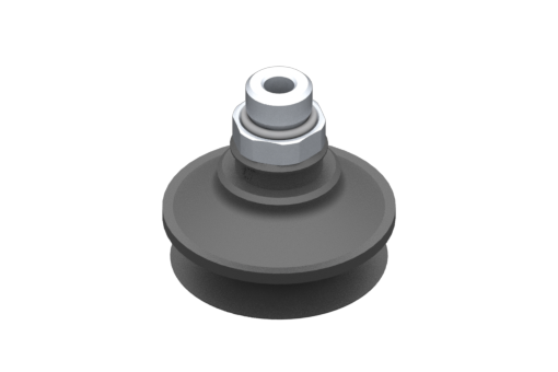 VG.B42 suction cup, EPDM, 50 Shore, G1/4″ male, 17 mm hex - 2321630