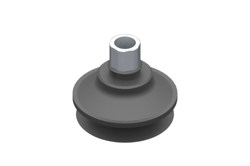 "VG.B53 suction cup, EPDM, 50 Shore, G1/4"" female, 16 mm hex" - 2321644