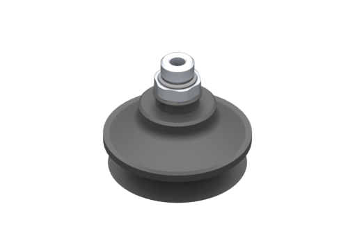 VG.B53 suction cup, EPDM, 50 Shore, G1/4″ male, 17 mm hex - 2321645