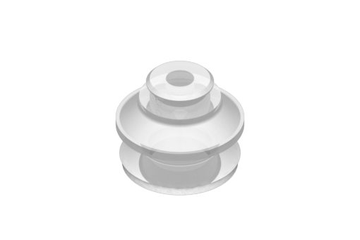 VG.B33 suction cup, FDA-compliant silicone, 50 Shore, with compliant silicone foam ring - 0321556
