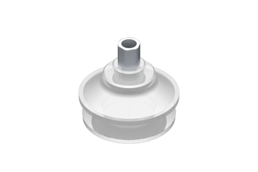 VG.B53 흡입 컵, FDA 준수 실리콘, 50 쇼어, G1/8″ 암, 준수 실리콘 폼 링이 포함된 12 mm 육각 - 0321569