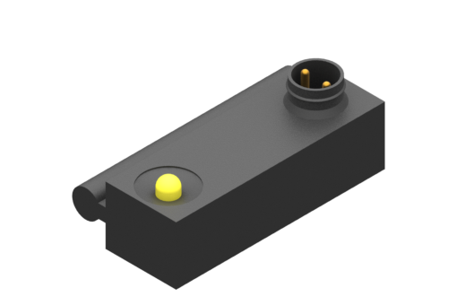 Rot kolu sabitlemeli manyetik sensor, seri SM, REED N.O. 2 telli, 3/250 Vac/dc, 0.5 A, M8 erkek kolay konektör, 2 pinli - SM2C5-G