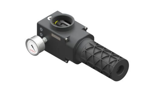 Vacuum pump EJ-CEN-LARGEX14-HV with silencer and analogue vacuum meter, vacuum door G2'' - 3330144