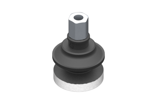 Suction cup VG.B22 EPDM 50 Shore, M5 Female, Hex 8mm with Silicone Ring - 0321600