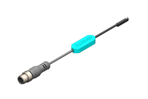 Programmable magnetic sensor for C-Slot, PRO-SSL series, IO-Link, power supply  24 Vdc, 0.2 A, round PUR cable 5x0.09mm² length 1.5 m M12-5poles connector, steel grain screwdriver cut. - PRO-SSLB215-G